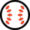 Baseball emoji on Microsoft
